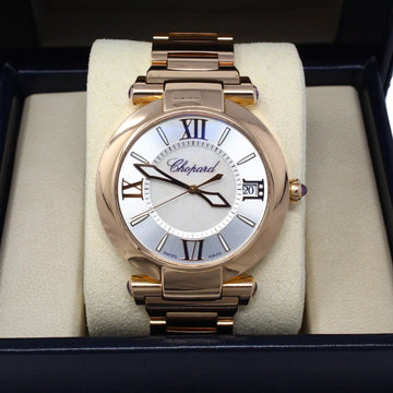 Chopard Imperiale 40 18K Rose Gold Mother of Pearl Dial Amethyst Lugs Automatic