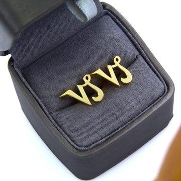 Vintage Cartier 18K Yellow Gold Capricorn Zodiac Cufflinks