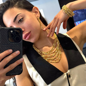 MARCO BICEGO Marrakech Drop Diamond Earrings 18K Yellow Gold Limited Edition