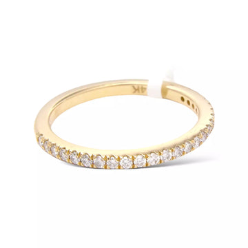 Diamond Eternity Band 0.20ct Classic Wedding or Stacking Ring 14K Yellow Gold