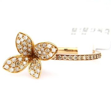 Estate Pasquale Bruni Flower Garden Diamond 0.53 CT Ring 18K Rose Gold Size 7