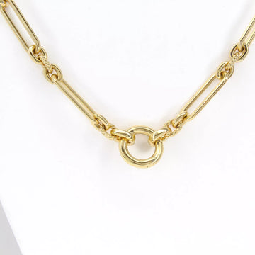 DAVID YURMAN Lexington Paperclip Link Toggle Necklace 18K Yellow Gold 20 Inches