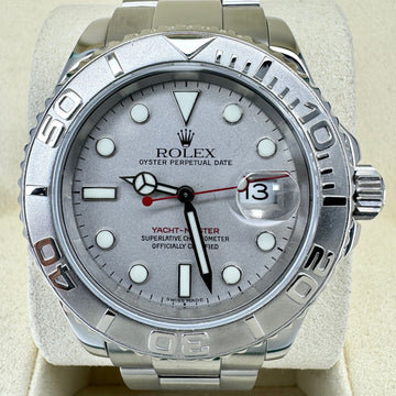 Rolex Yacht-Master 40 Platinum Bezel Stainless Steel Oyster Bracelet 2003 16622