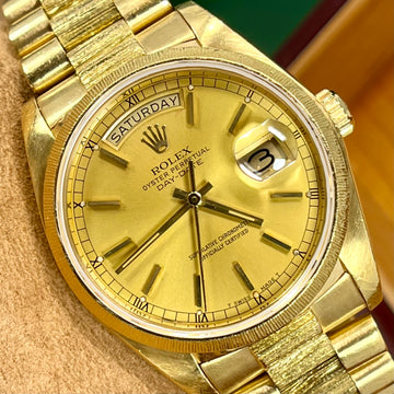 Rolex Day-Date President 36 mm Bark Finish