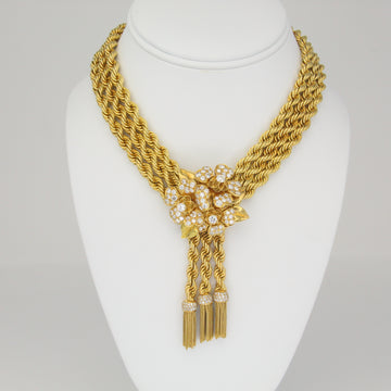 VAN CLEEF & ARPELS 1900 18K Gold Necklace Brooch