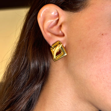 CARRERA Y CARRERA Dolphin Earrings 18K Yellow Gold