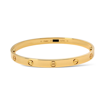 CARTIER Love Bracelet Classic Model 18K Yellow Gold Size 20 Box Papers 2025