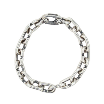 David Yurman Large Paperclip Link Bracelet 925 Sterling Silver 8.5 Inches