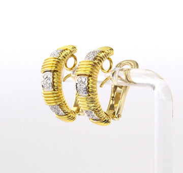 ROBERTO COIN Appassionata Diamond Earrings 18K Yellow Gold