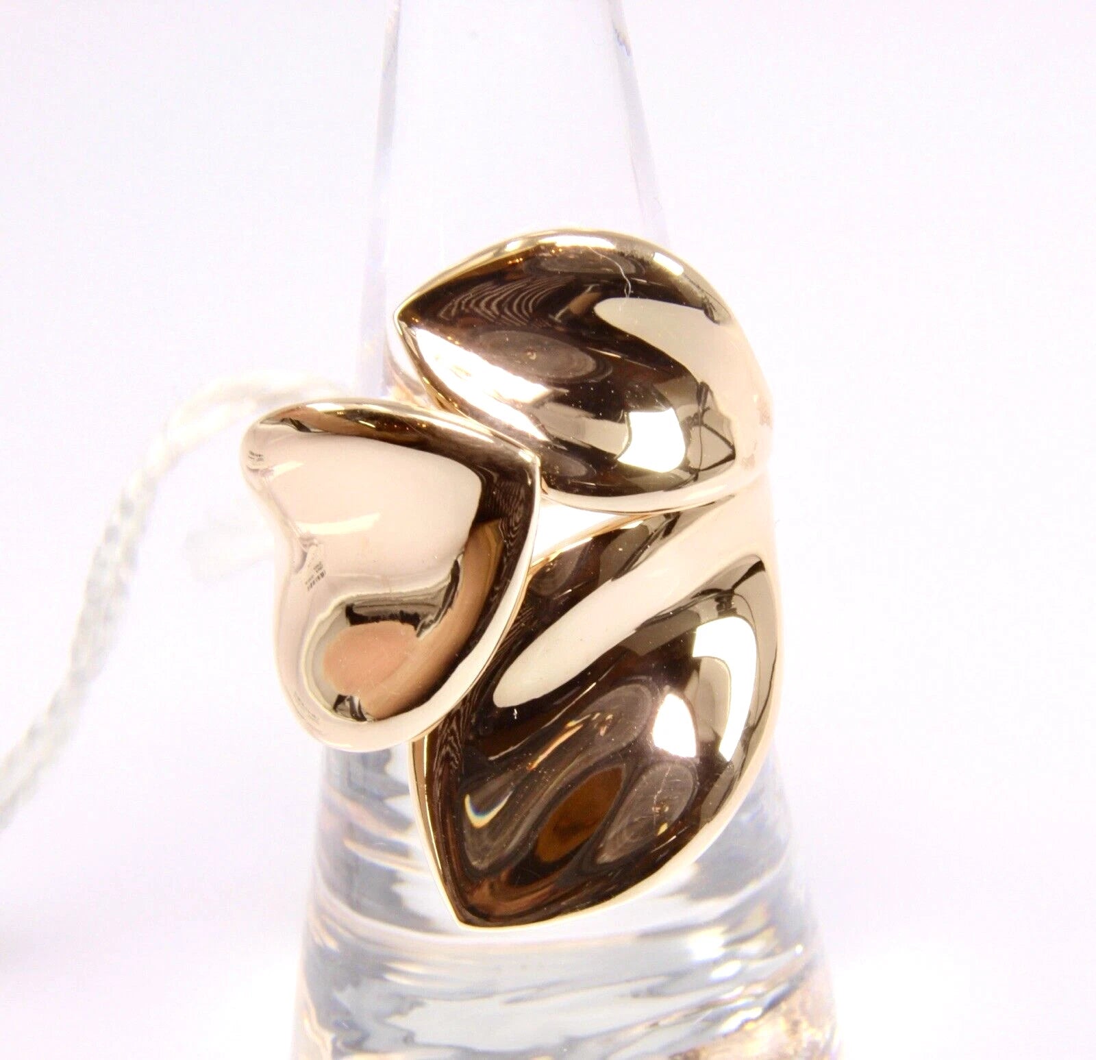 Pasquale Bruni Giardini Segreti Three Leaves 18k Rose Gold Ring 