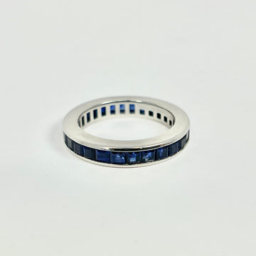 Tiffany & Co Sapphire and Platinum Eternity Band
